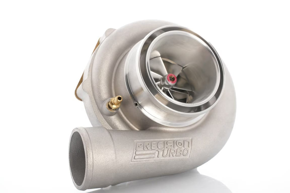 Precision Turbo & Engine GEN2 PT6870 BB SP JET-FIGHTER CC W/ T4 DIVIDED INLET/V-BAND DISCHARGE 1.15 A/R