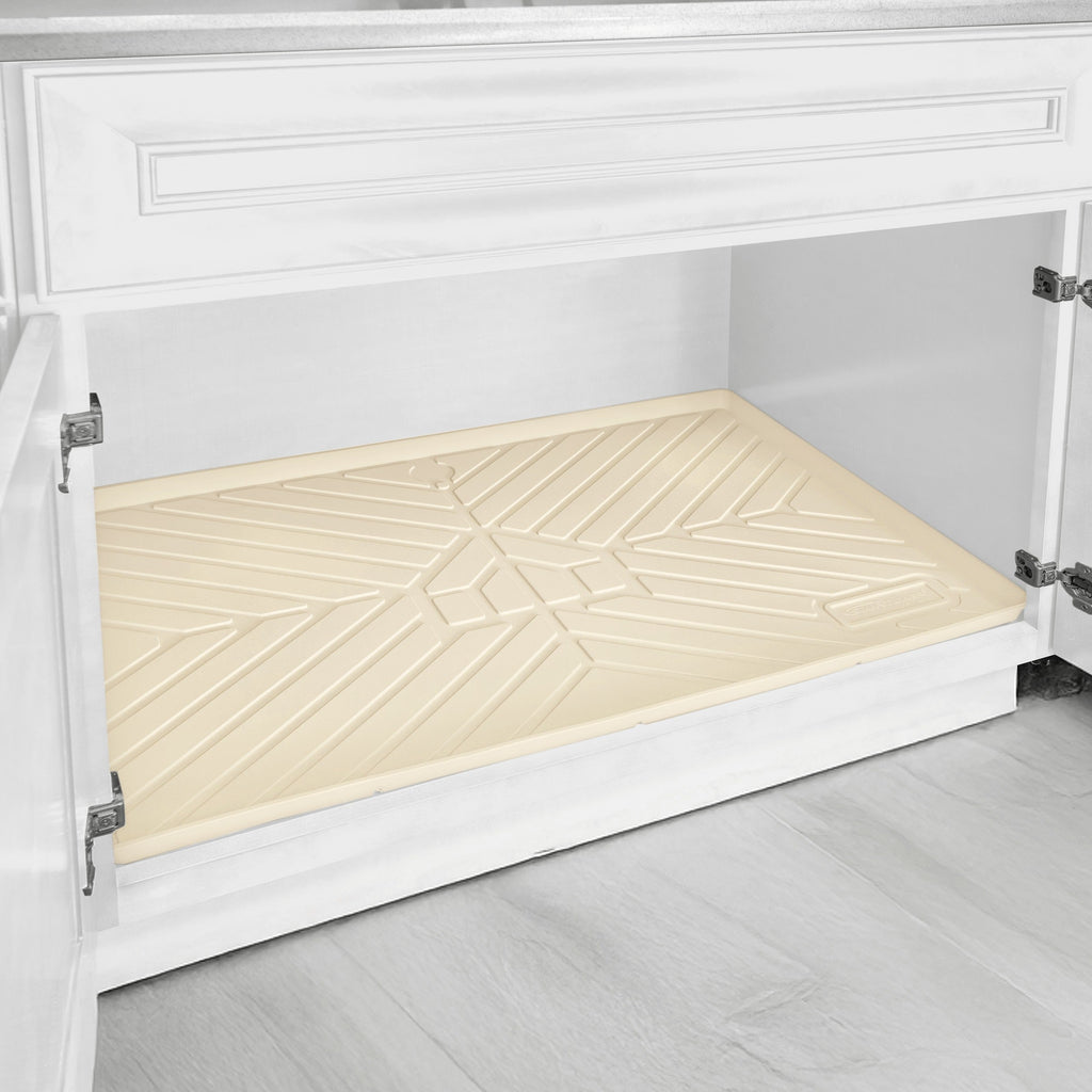 SMARTLINER HOMETM Under Sink Cabinet Bathroom Mats Compatible With Standard Bathroom Cabinets 19.5" x 34.5"