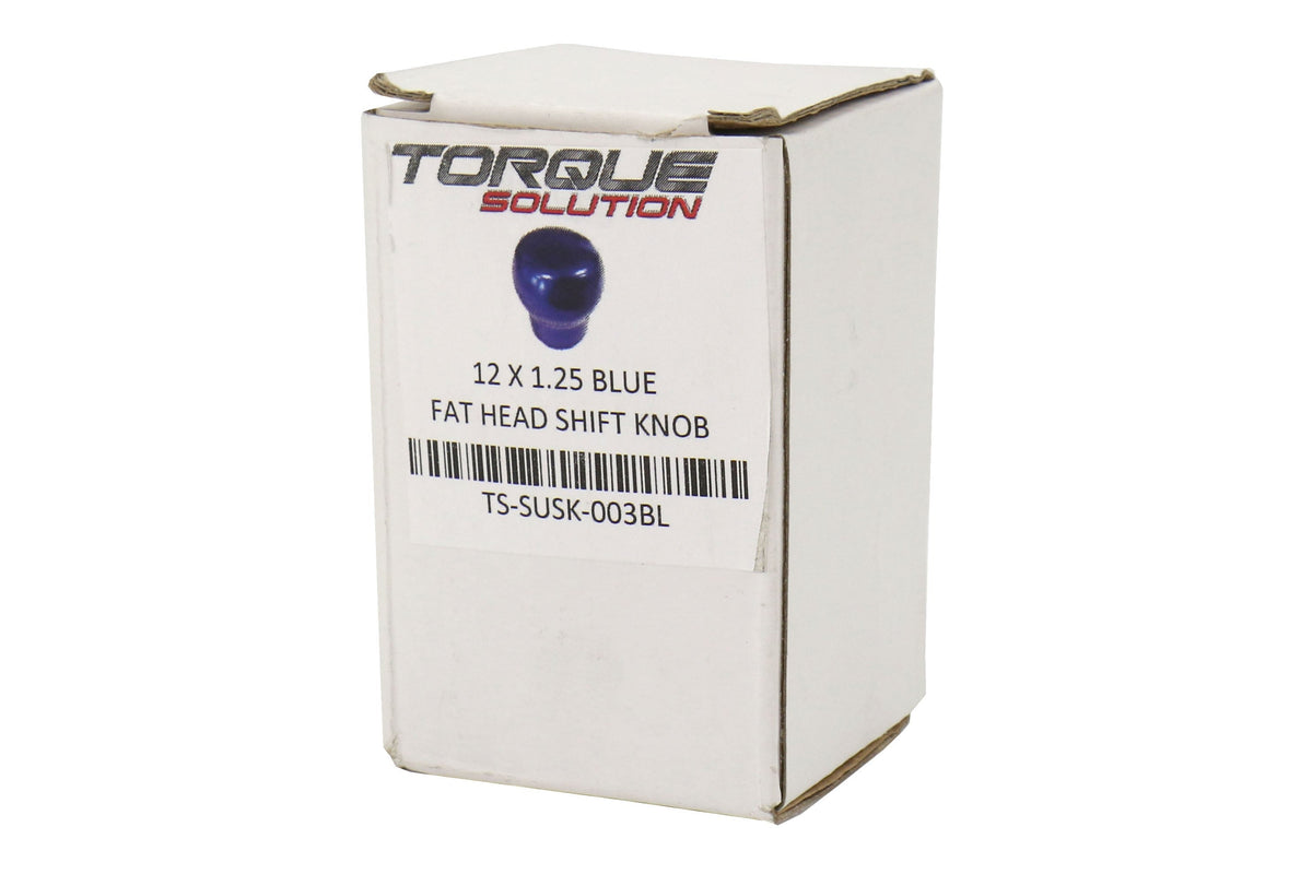 Torque Solution Fat Head Shift Knob Blue - 2004-2021 Subaru STI / Subaru WRX 2015-2021 / 2013-2021 Scion FR-S / Subaru BRZ / Toyota 86