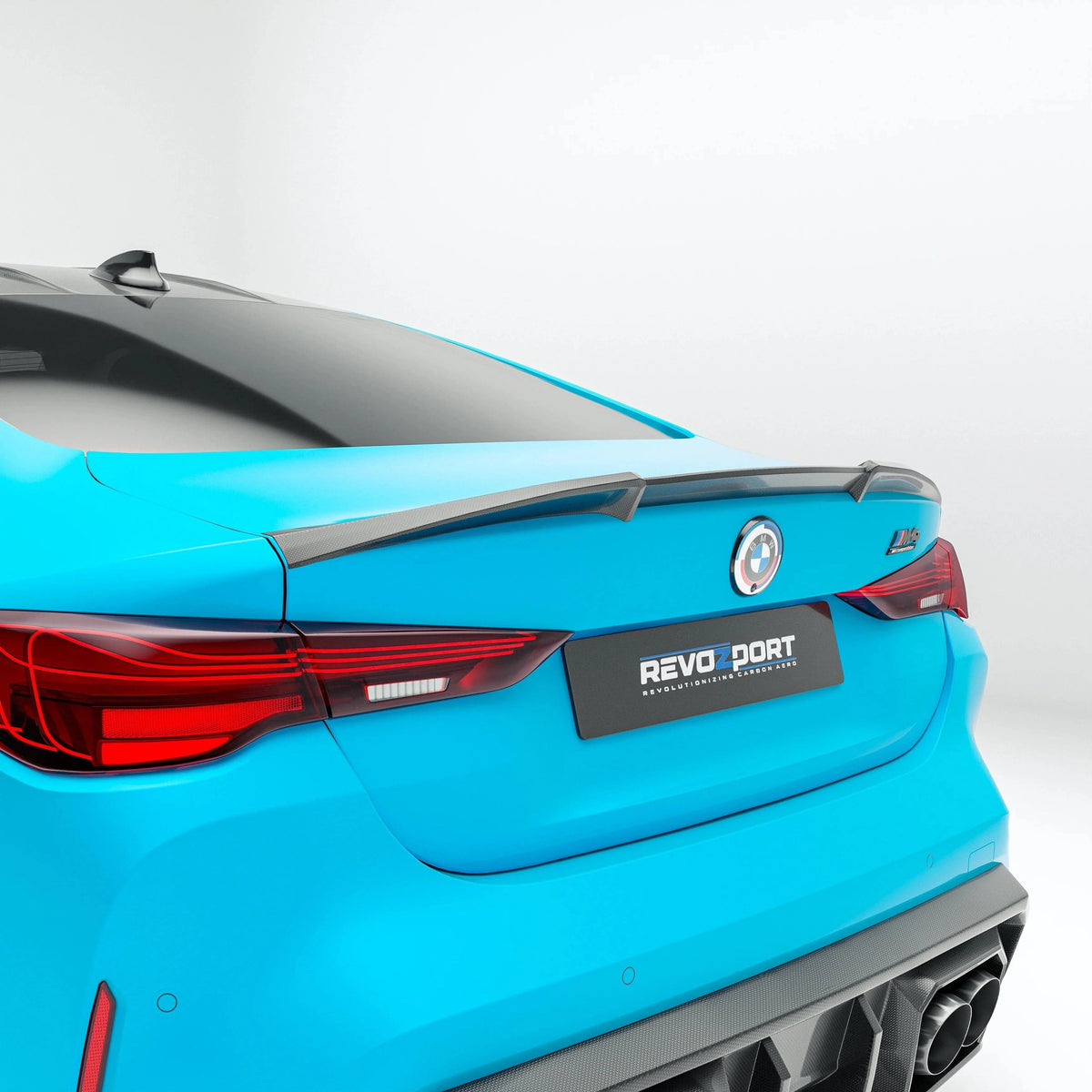 Revozport Carbon Fiber Rear Spoiler for BMW G82 M4 G22 2021-2024