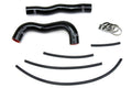 HPS Reinforced Black Silicone Radiator Hose Kit Coolant Hyundai 13-14 Genesis Coupe 2.0T Turbo 4Cyl