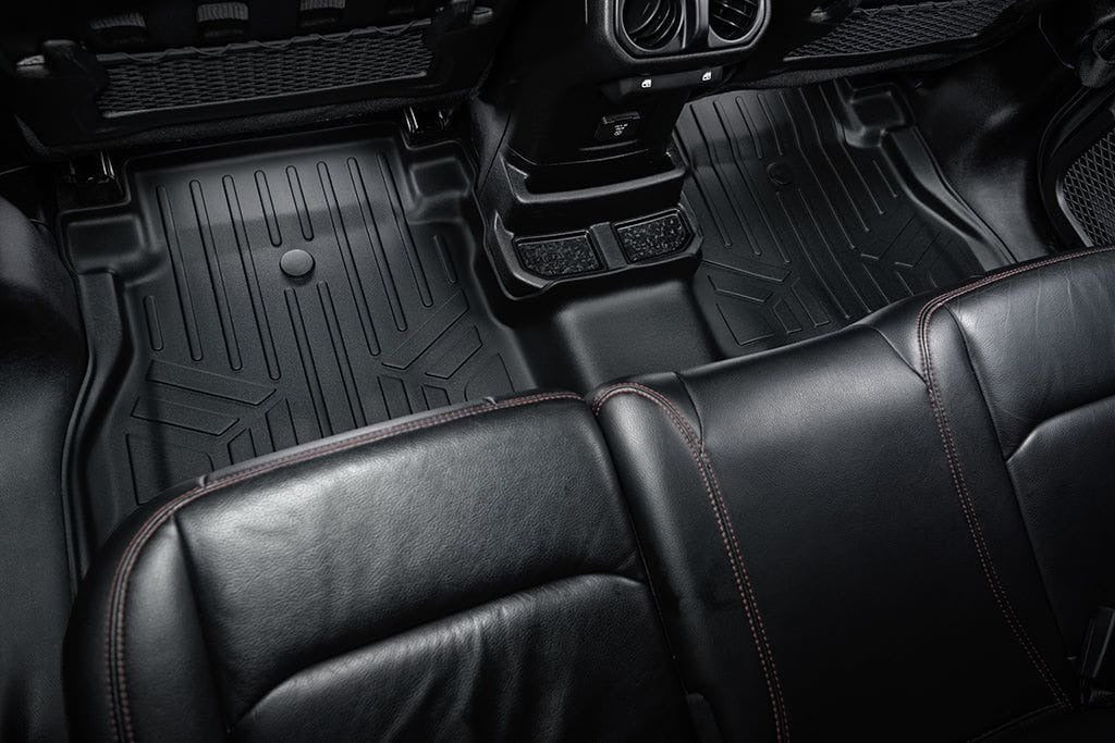 SMARTLINER Floor Liners for JL 2018-2026 Jeep Wrangler Unlimited 4-Door (JL New Body Style - not JK)