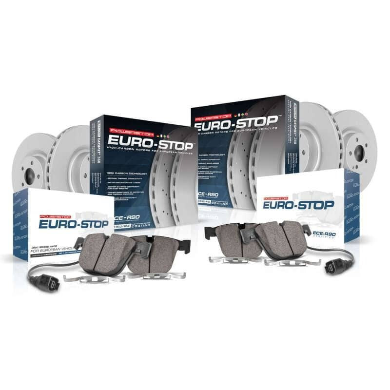 Power Stop 01-05 BMW 325xi Front & Rear Euro-Stop Brake Kit
