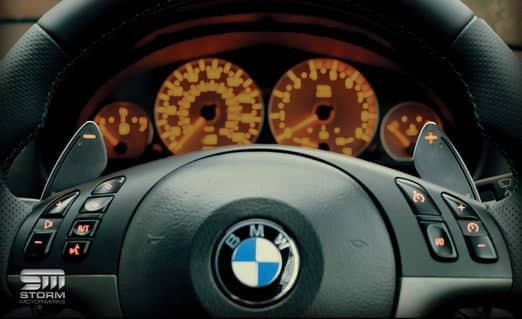 Storm Motorwerks E46 M3 Illuminated SMG Stainless Shift Paddle Set