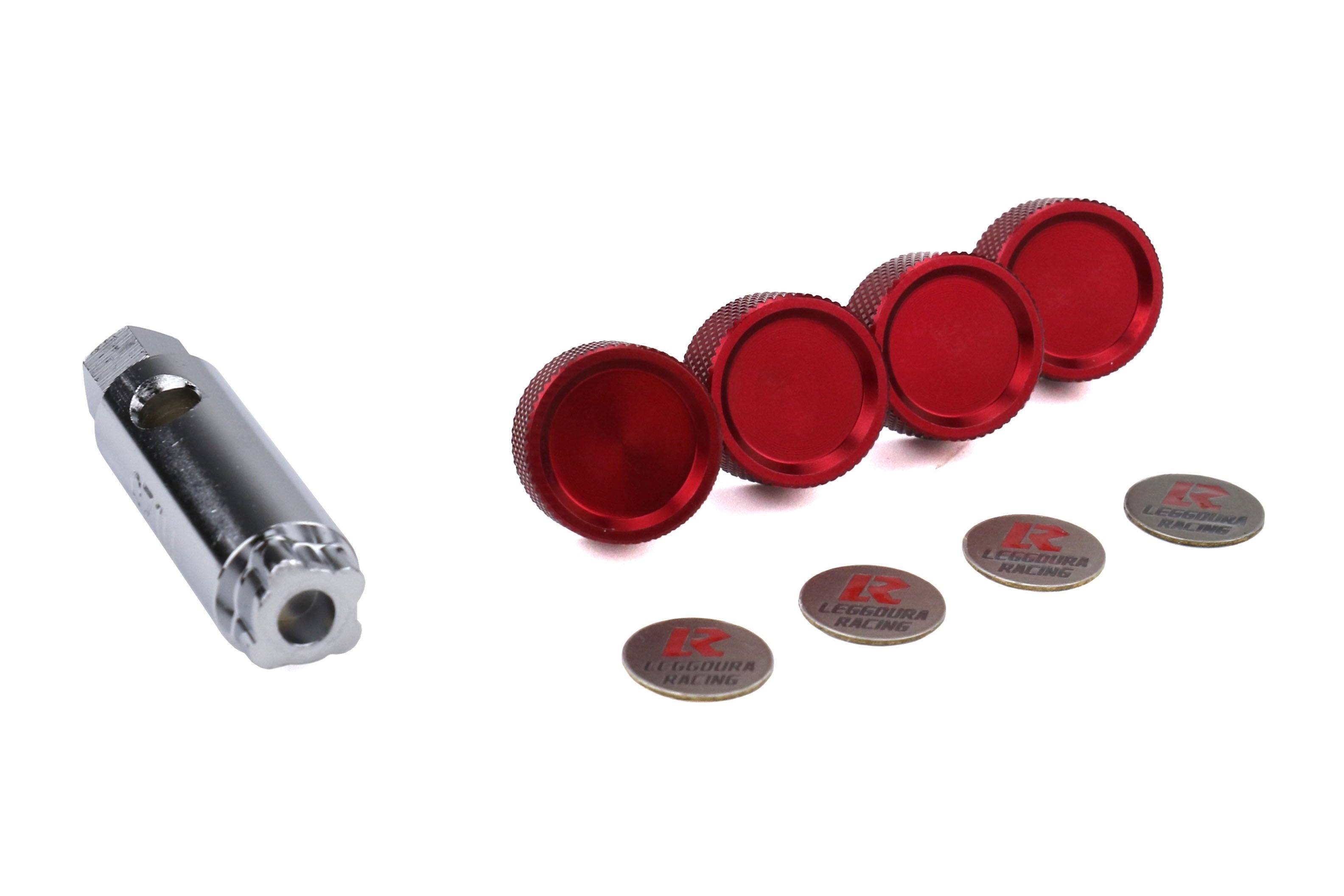Project Kics Leggdura Racing 2pc License Plate Lock Bolts - Universal