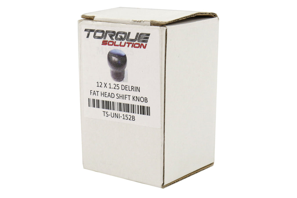 Torque Solution Fat Head Shift Knob Delrin Black - 2004-2021 Subaru STI / Subaru WRX 2015-2021 / 2013-2021 Scion FR-S / Subaru BRZ / Toyota 86