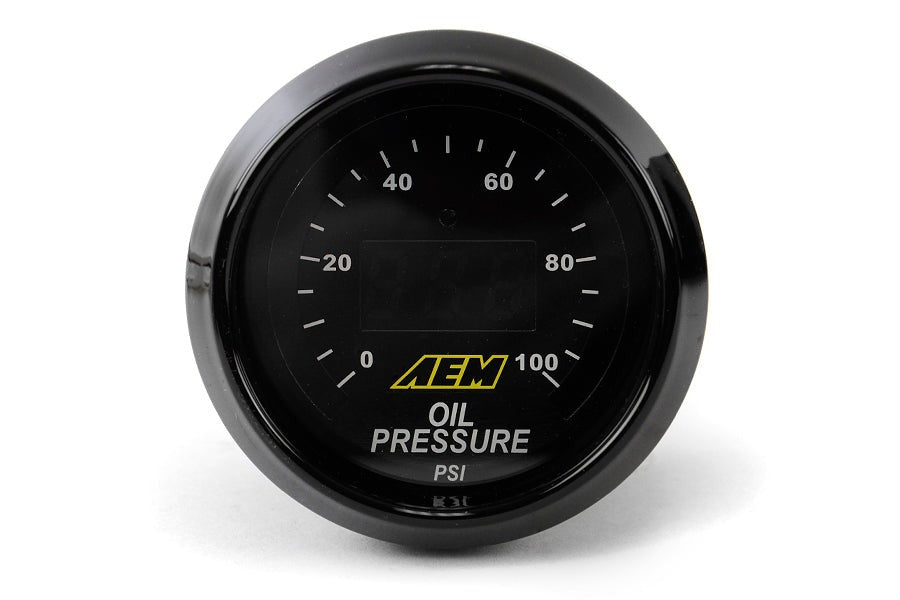 AEM Oil/Fuel Pressure Gauge Digital 52mm - Universal