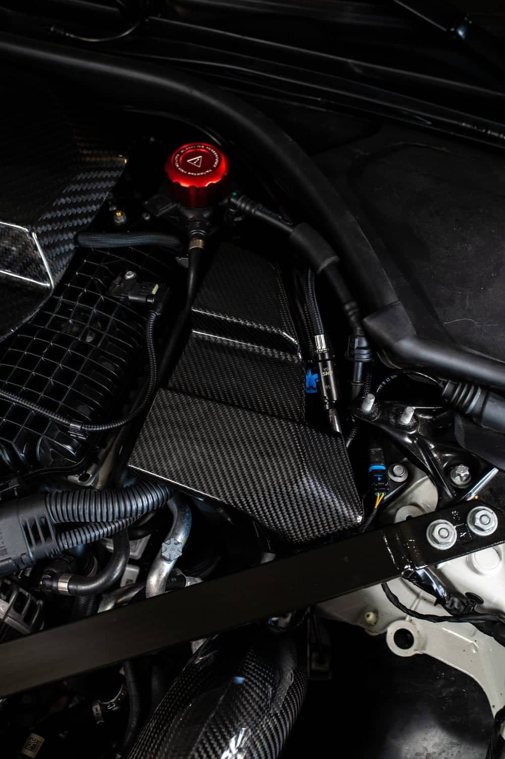 G8X Dry Carbon DME/ECU Replacement Cover