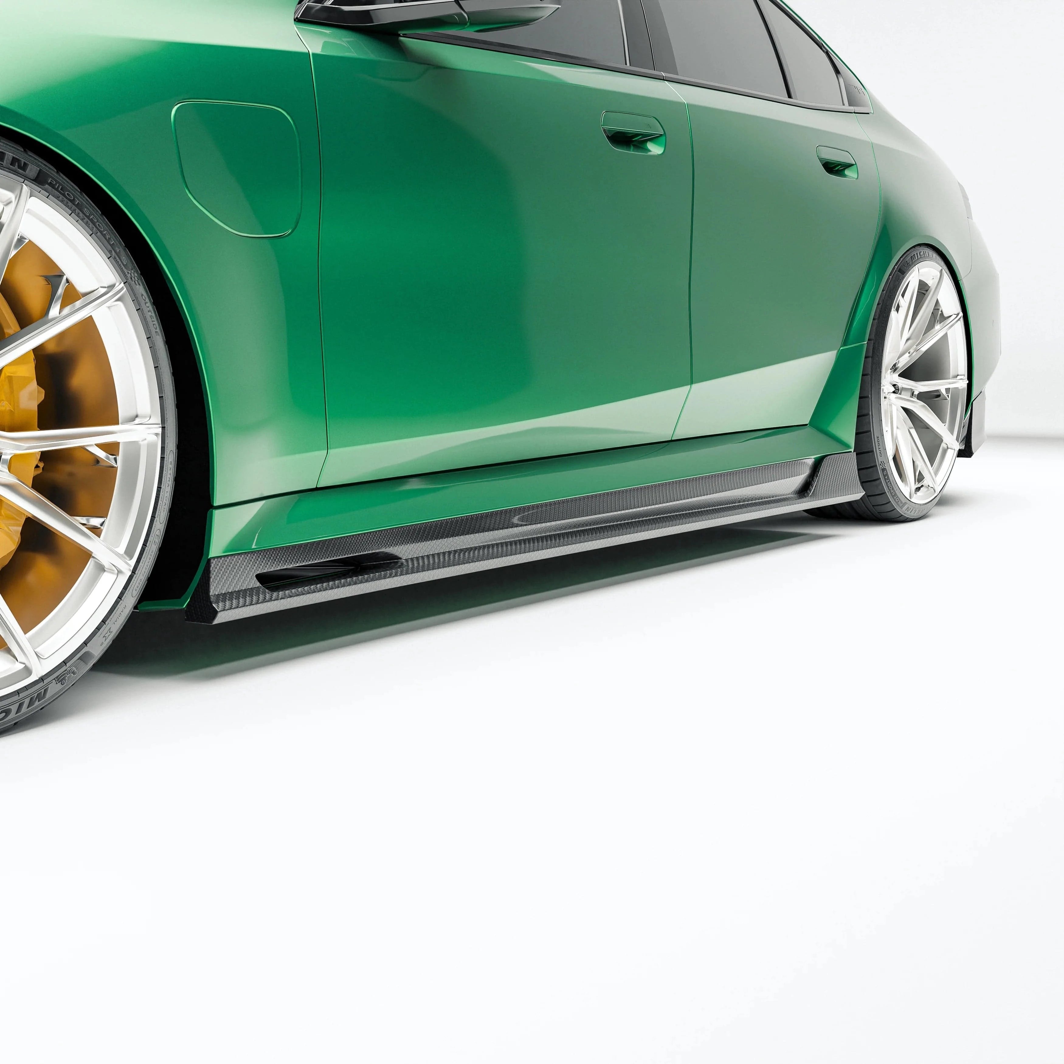 Revozport Carbon Fiber Side Skirts for BMW G80 G81 M3 2021-2024