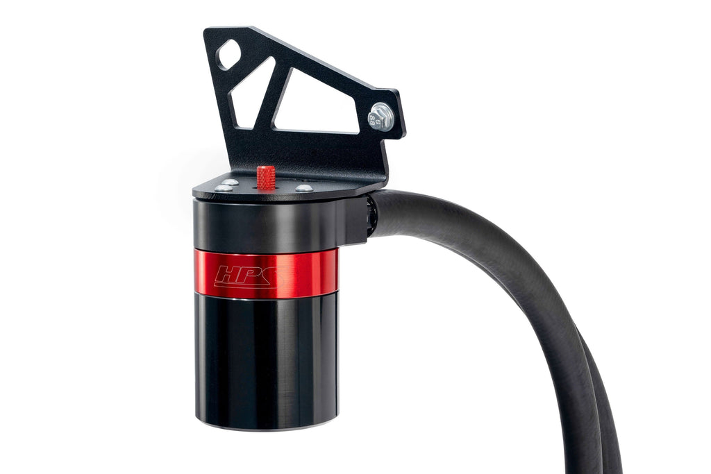 HPS Performance Aluminum Oil Catch Can Kit 2015-2020 Ford F150 3.5L V6 Turbo, 860-028