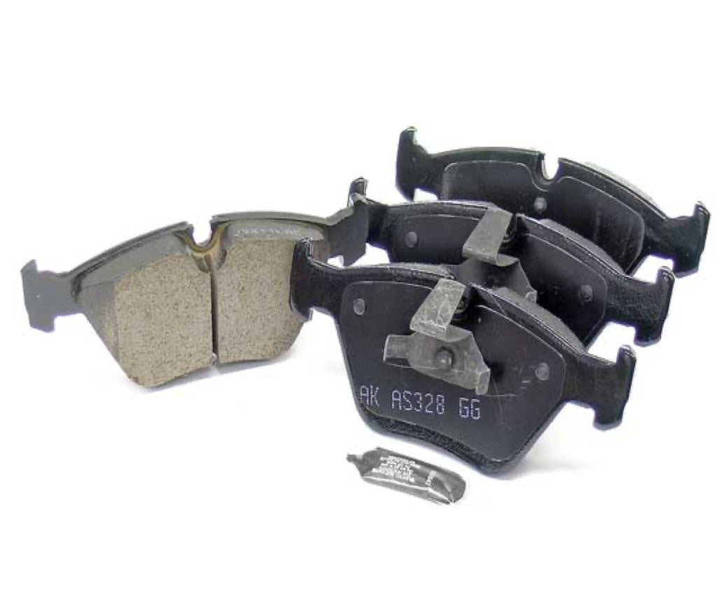 BMW E46 M3 Front Ceramic Brake Pad Set By Akebono 34112282416