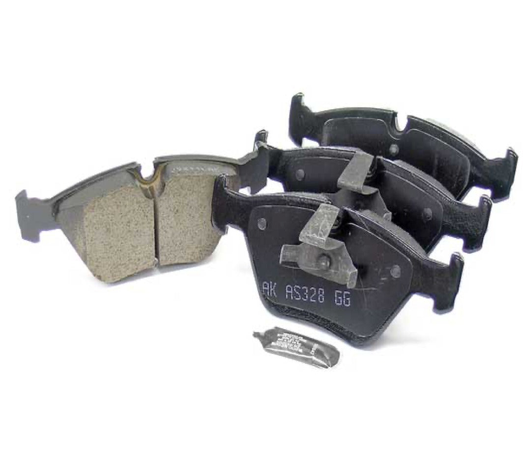 BMW E46 M3 Front Ceramic Brake Pad Set By Akebono 34112282416