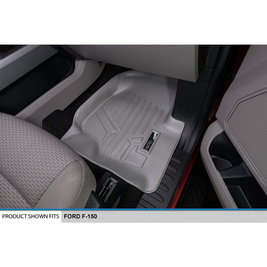 SMARTLINER Floor Liners for 2021-2026 Ford F-150 Hybrid SuperCrew Cab (1st Row Bucket)