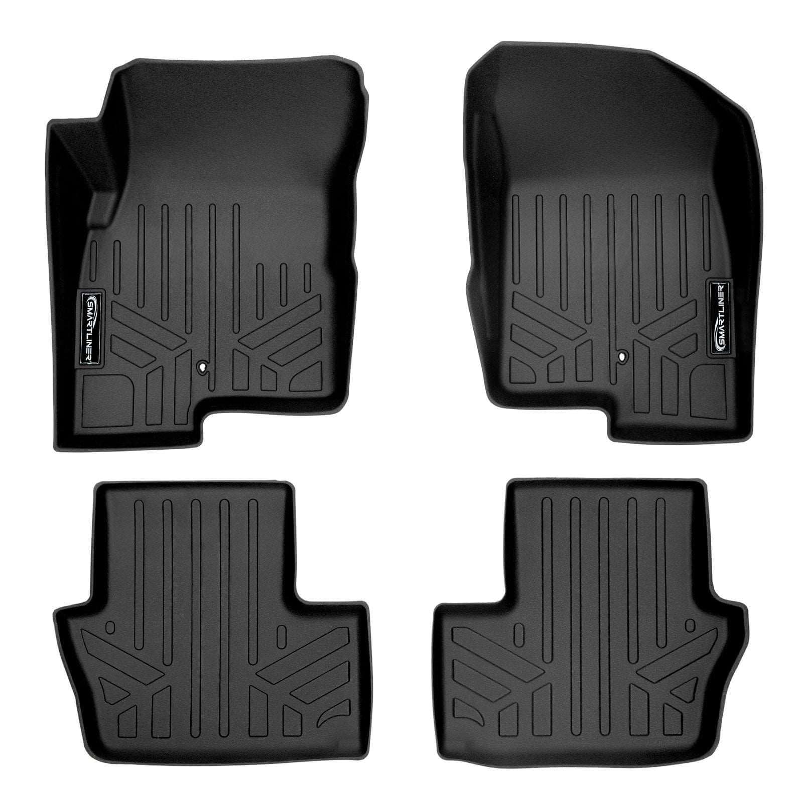 SMARTLINER Floor Liners for 2007-2012 Dodge Caliber / 2007-2017 Jeep Patriot / Compass Old Body Style