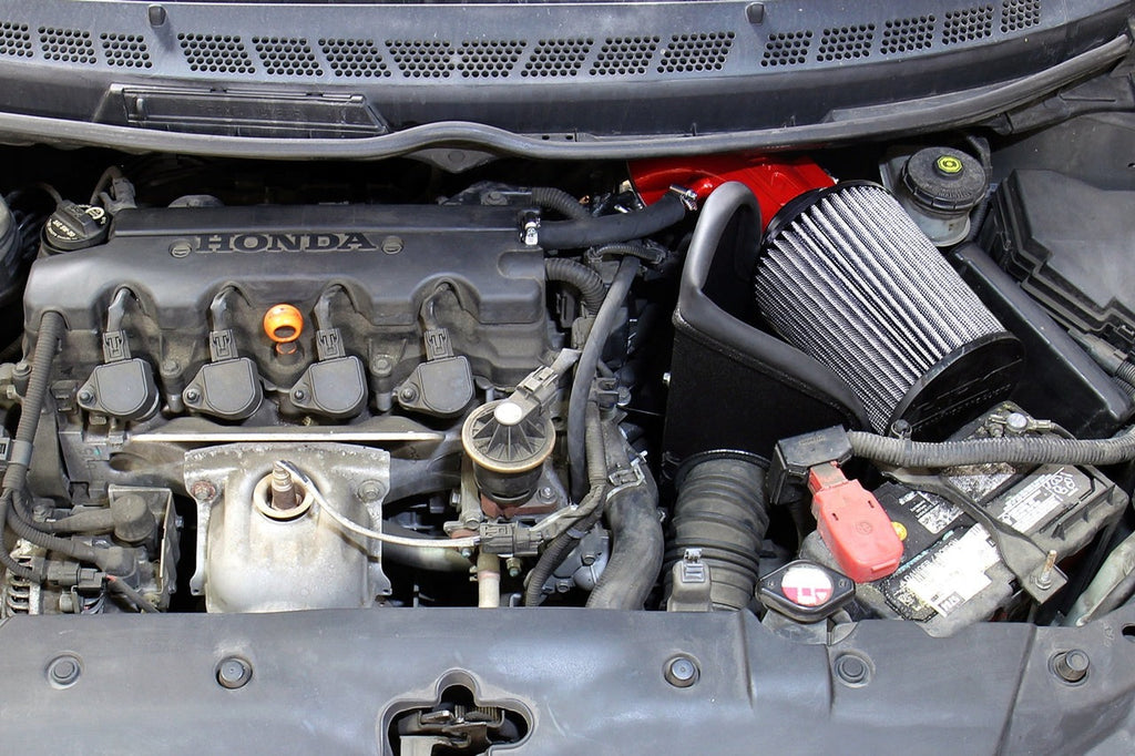 HPS Performance Air Intake Kit Honda 2006-2011 Civic 1.8L Gas, Includes Heat Shield, 827-694