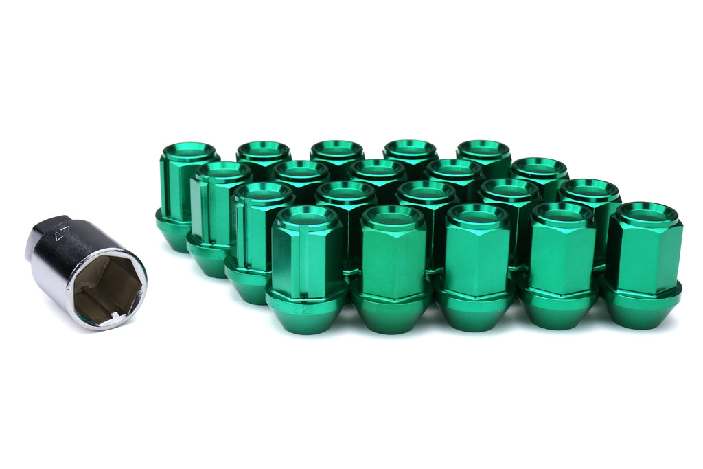 Project Kics Project Leggdura Racing Light Green Lug Nuts 12x1.25 - Universal