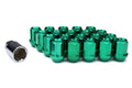 Project Kics Project Leggdura Racing Light Green Lug Nuts 12x1.25 - Universal