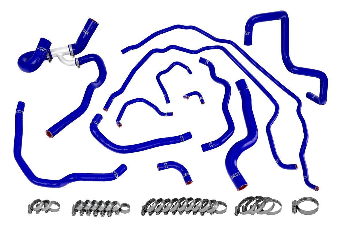 HPS Silicone Radiator and Heater Coolant Hose Kit Mazda 2007-2009 Mazdaspeed 3 2.3L Turbo, 57-1511