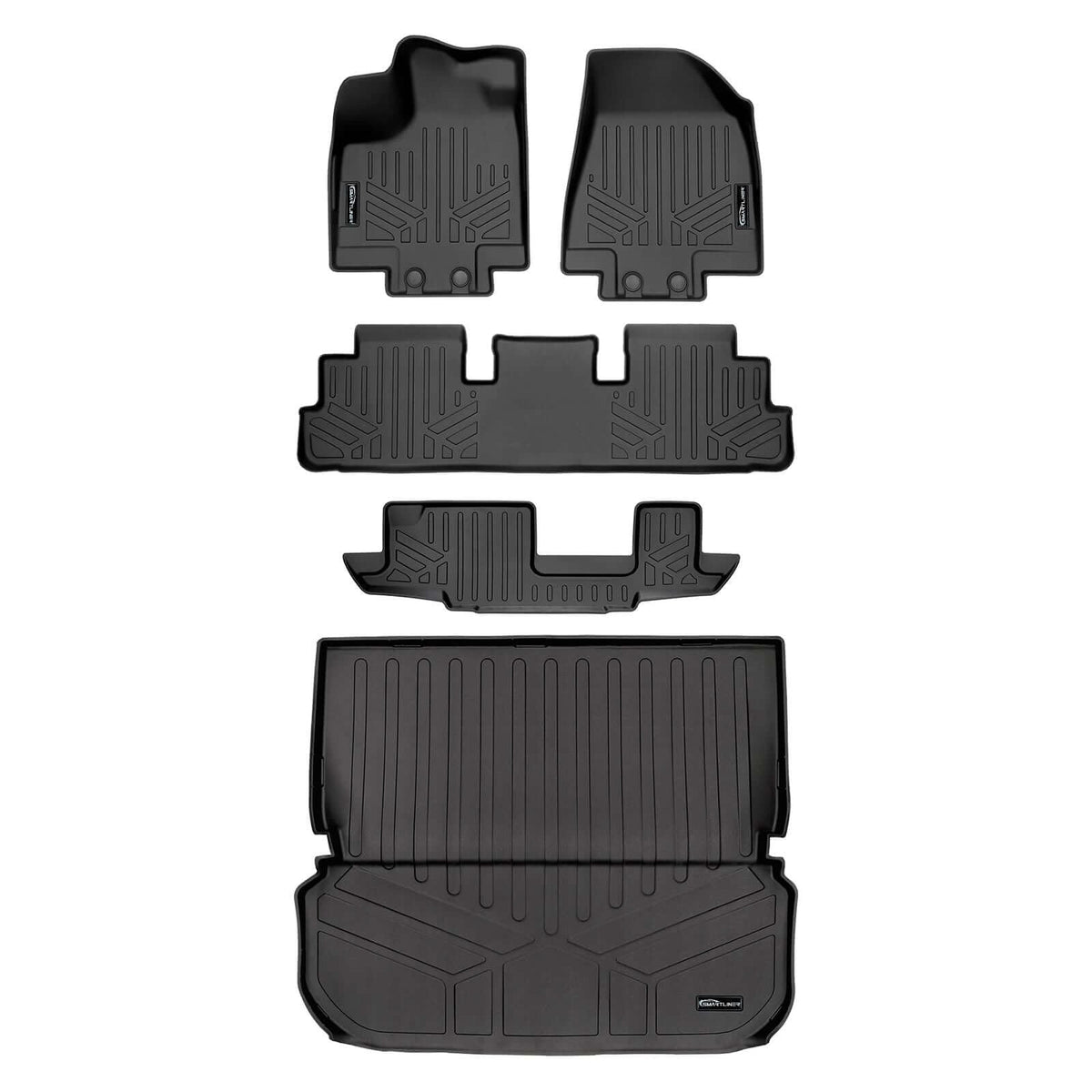 SMARTLINER Floor Liners for 2022-2026 Infiniti QX60 (7 Passenger)