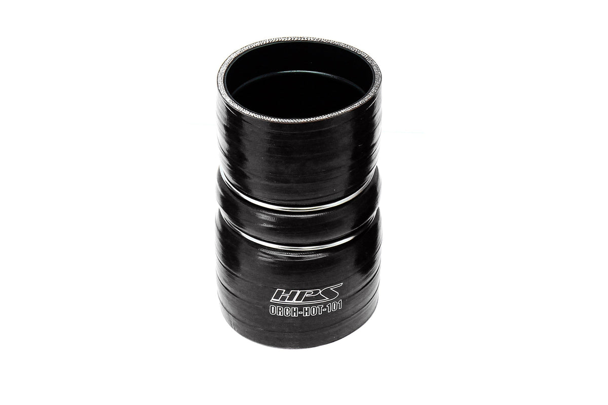 HPS Silicone Intercooler Turbo Boot Hose, Black, ORCH-101-BLK, replace part # 6C34-6C640-BA, 6C3Z-6C640-B, 8C3Z-6W651-A, 6C3Z-6C640-B, 3C34-6C640-CA