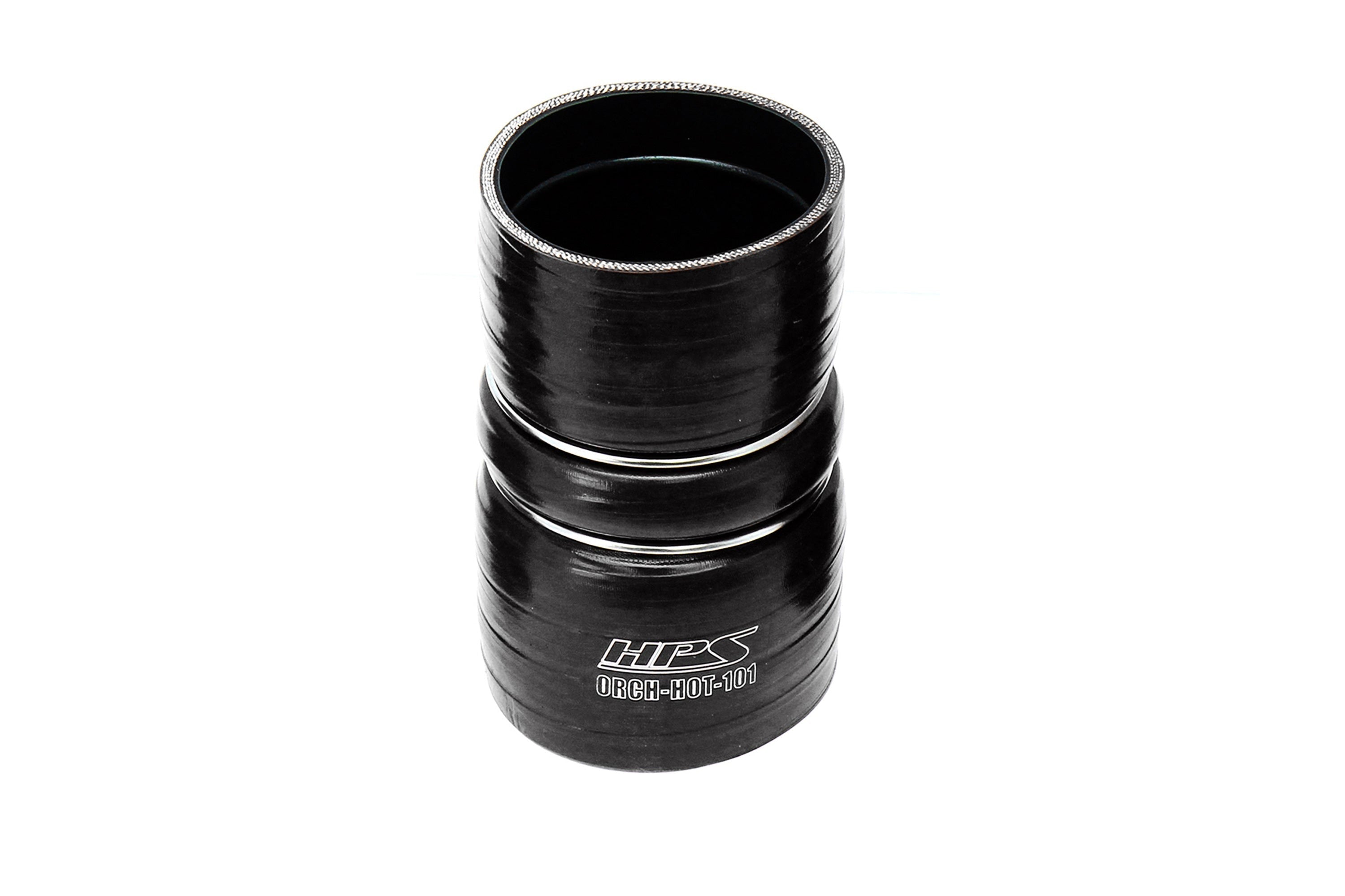 HPS Silicone Intercooler Turbo Boot Hose, Black, ORCH-101-BLK, replace part # 6C34-6C640-BA, 6C3Z-6C640-B, 8C3Z-6W651-A, 6C3Z-6C640-B, 3C34-6C640-CA