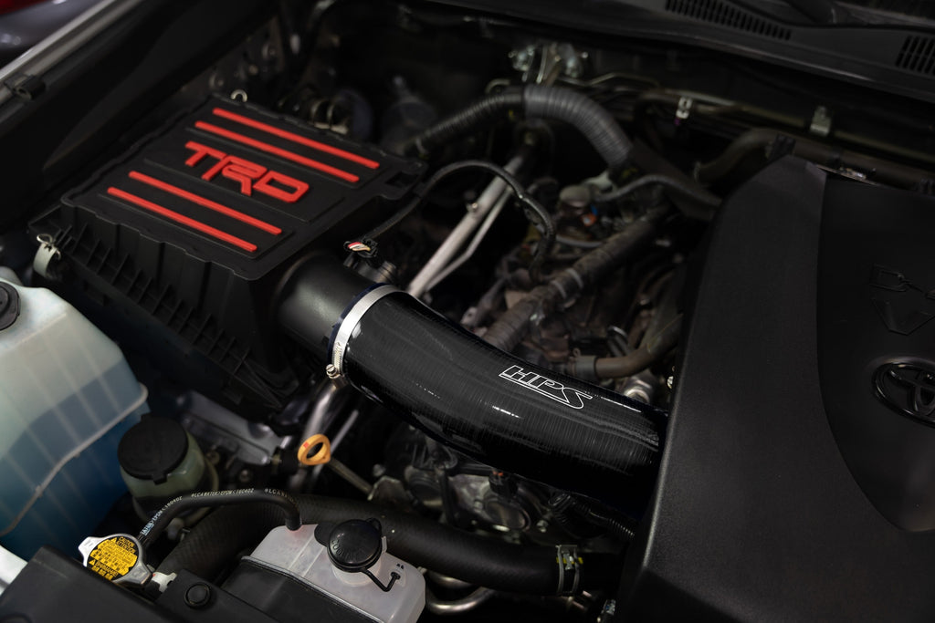 HPS Silicone Air Intake Kit with Drop in Air Filter Toyota 2016-2023 Tacoma 3.5L V6