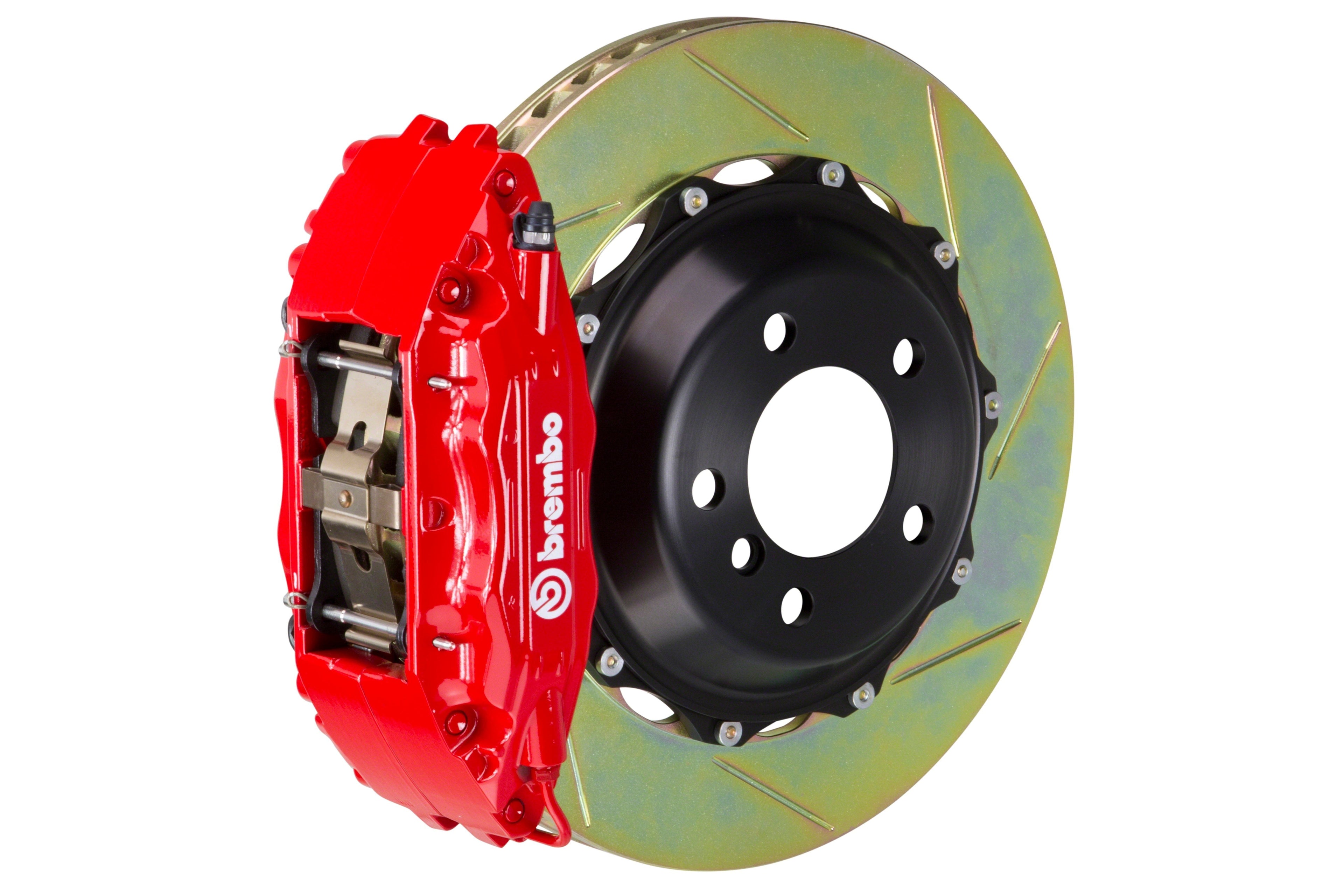 Brembo GT Systems 4 Piston Front Red Big Brake Kit Slotted Rotors - 2013-2021 Scion FR-S / Subaru BRZ / Toyota 86