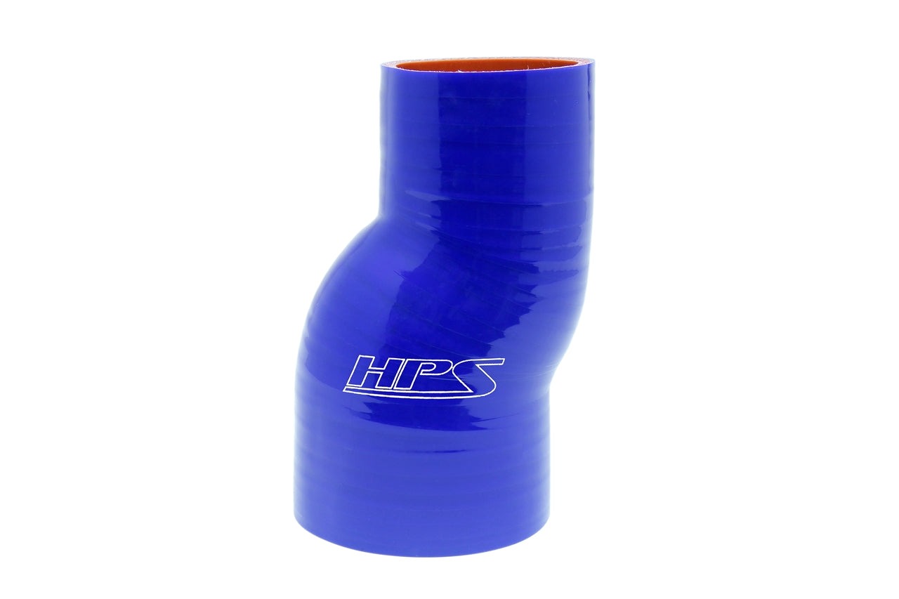 HPS 3" - 3-1/4" Silicone Offset Reducer Coupler Hose, High Temperature 4-ply Reinforced