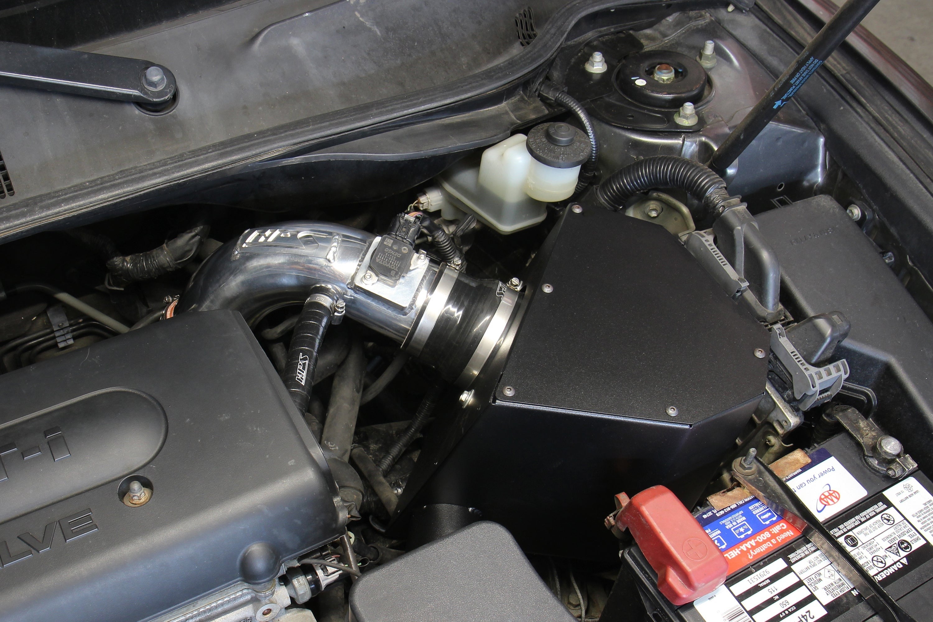 HPS Shortram Air Intake Kit with Heat Shield Toyota 2007-2009 Camry 2.4L , 827-693