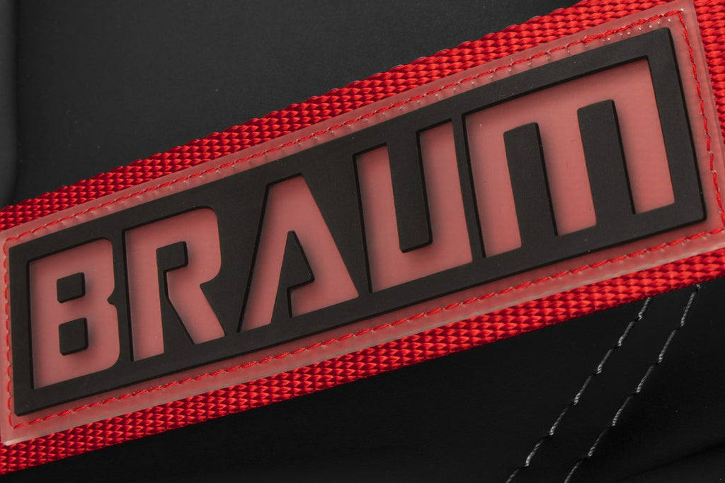 Braum 4 Point 2inch Racing Harness Red - Universal