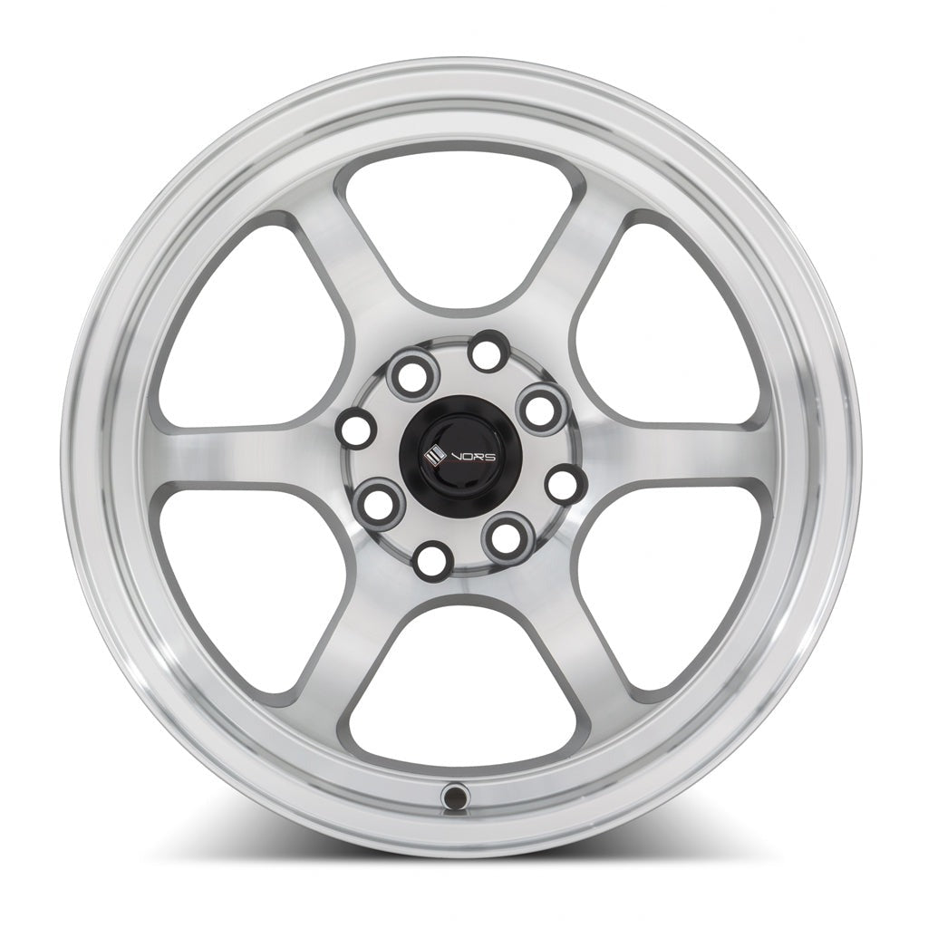 VORS LT61 15" 4x108 Silver Machined Face