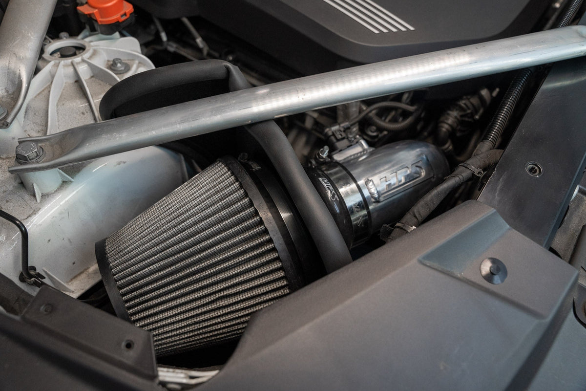 HPS Performance Air Intake Kit 2019-2022 BMW X7 3.0L Turbo B58 G07, Includes Heat Shield, 827-702