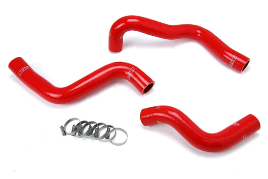 HPS Red Reinforced Silicone Radiator Hose Kit (3pcs Set) Coolant Mazda 04-11 RX8
