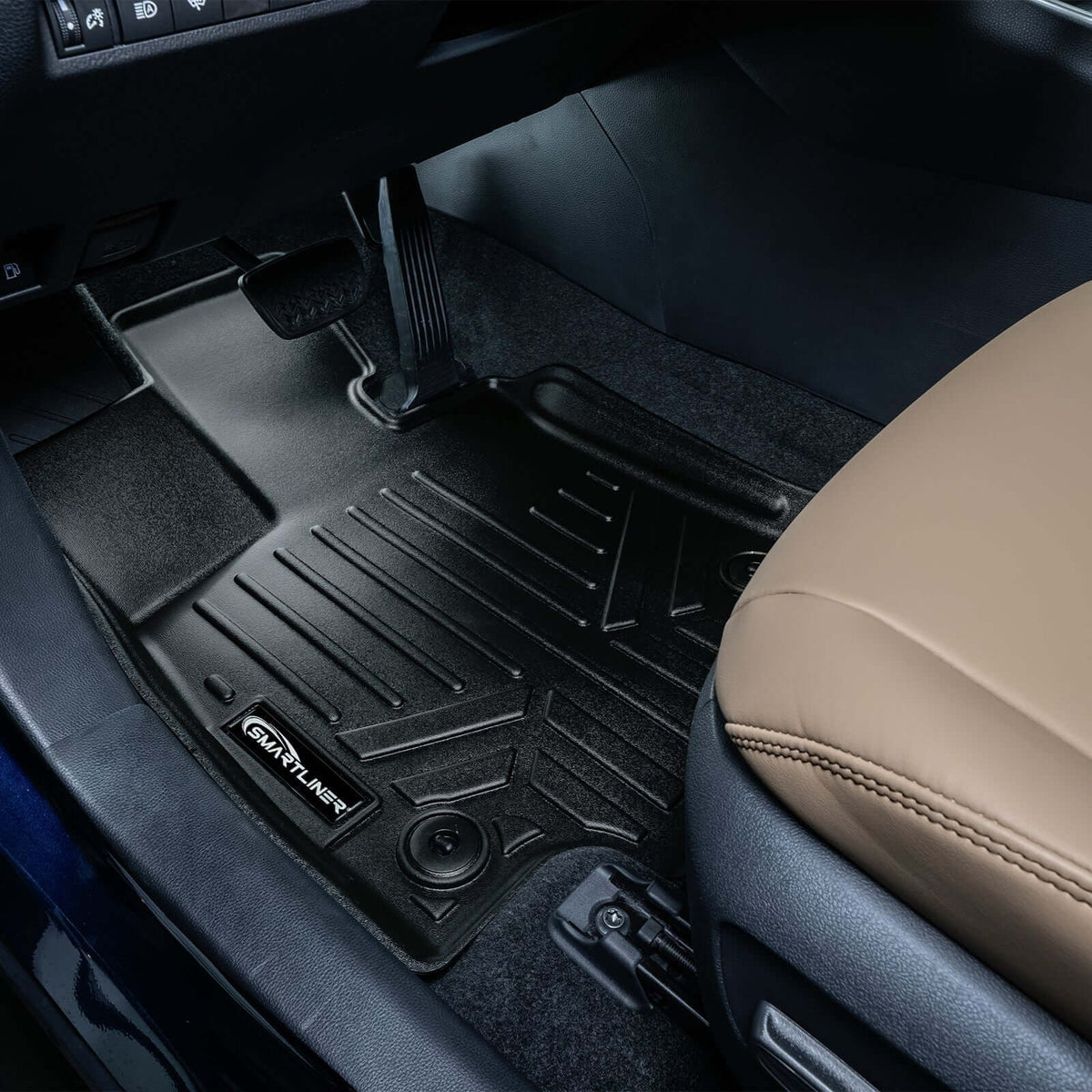 SMARTLINER Floor Liners for 2021-2025 Toyota RAV4 Prime (Without Subwoofer in Cargo Area)