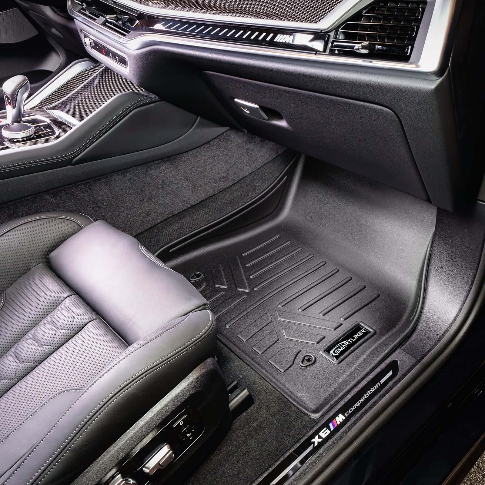 SMARTLINER Floor Liners for 2021-2026 BMW Alpina XB7 (2nd Row Bench)