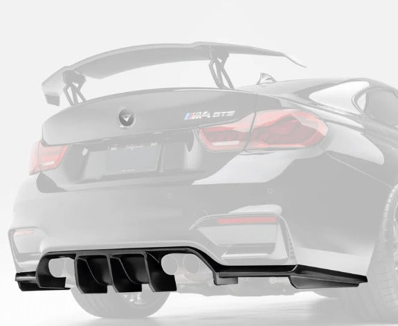 Vorsteiner BMW F8X M3/M4 VRS/EVO PROGRAM (2014 - 2018) VRS GTS Aero Rear Diffuser Carbon Fiber PP 2x2 Glossy