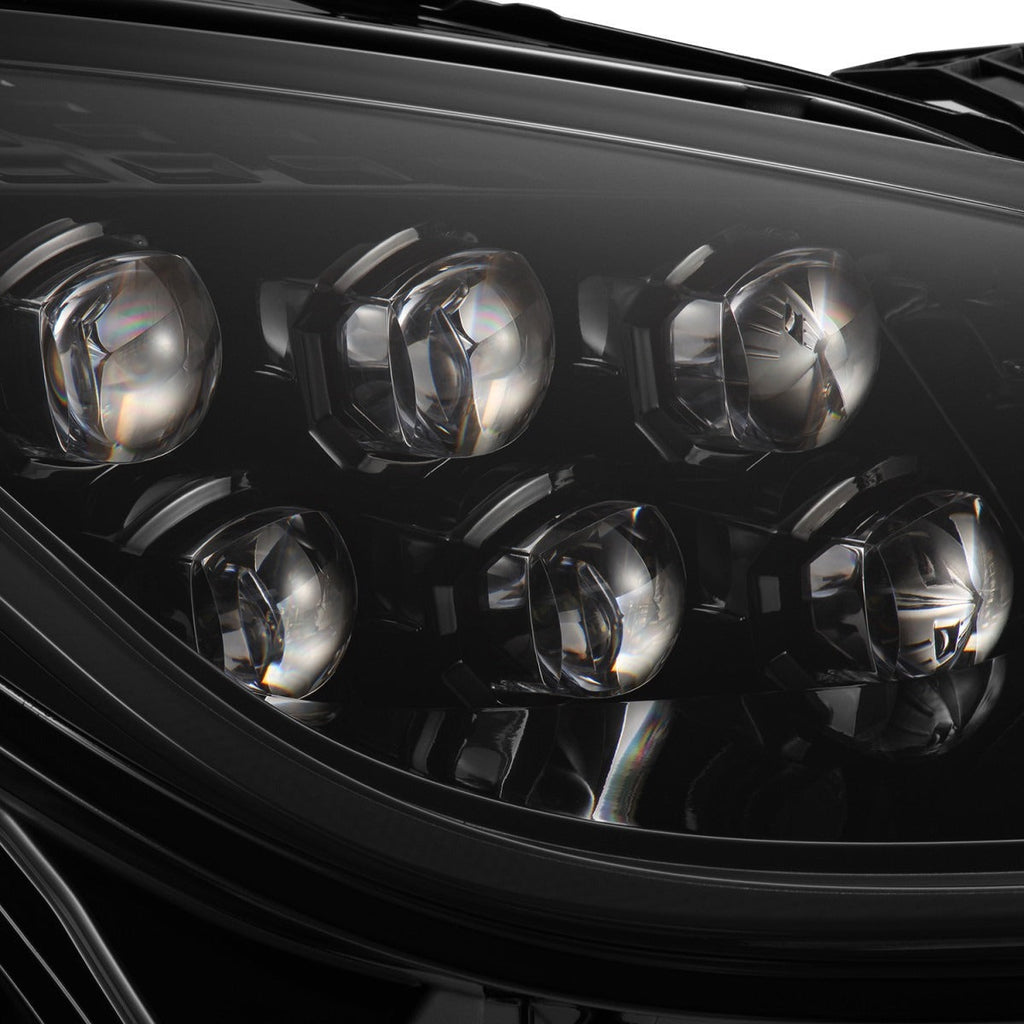 Alpharex Nova Series LED Projector Headlights - Alpha Black - Activation Light w/ Sequential Signal / Switchback DRL - 2022-2024 Toyota GR86 / Subaru BRZ