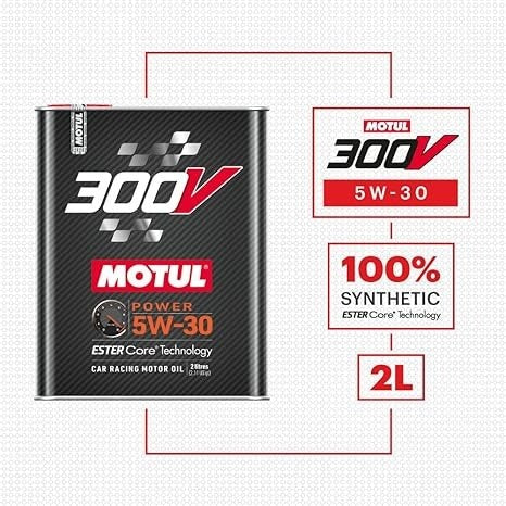 Motul 300V 5W30 Synthetic Motor Oil (2 Liter Can)