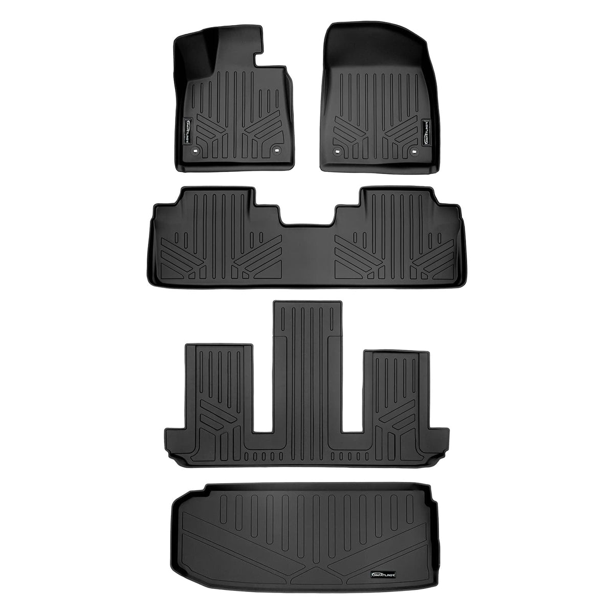 SMARTLINER Floor Liners for 2018-2022 Lexus RXL (6 Passenger)