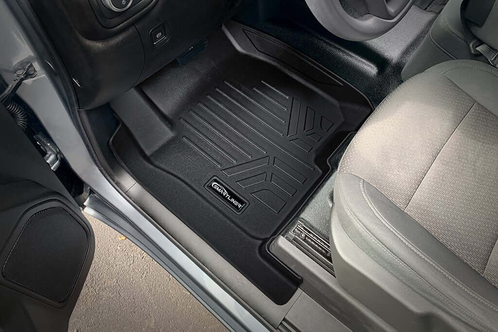 SMARTLINER Floor Liners for 2020-2026 Chevy Silverado 2500 HD | 3500 HD (Double Cab|Vinyl|(1st Row Bucket))