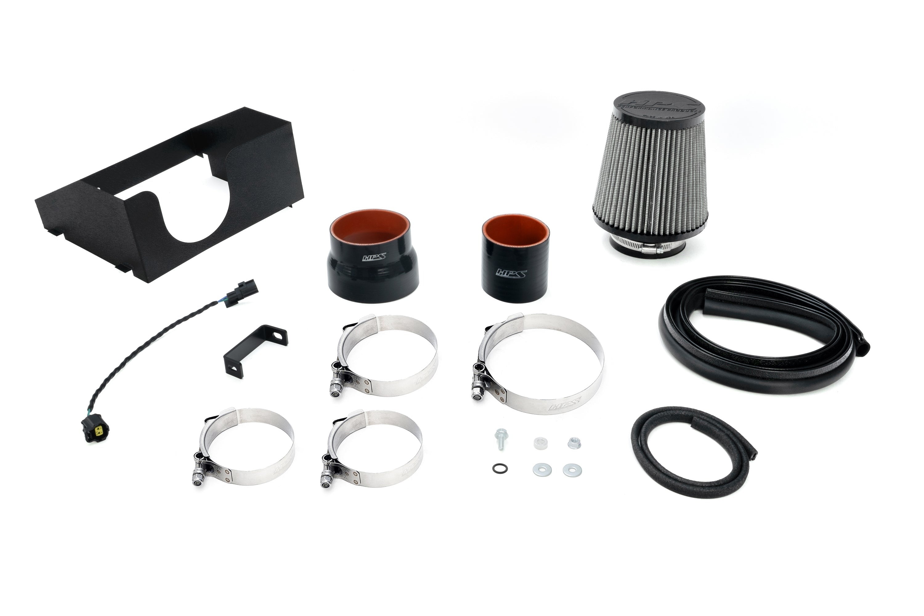 HPS Performance Air Intake Kit with Heat Shield, 2018-2024 Ford Expedition 3.5L V6 EcoBoost Twin Turbo, 827-787