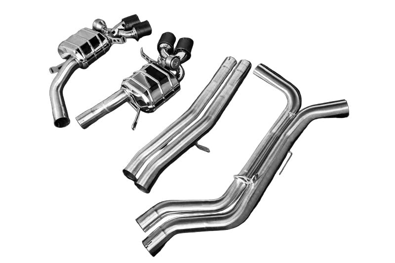 Capristo ECE Valved Exhaust w/ Carbon Tips (OE Actuators) - Audi / C8 / RS6 / RS7