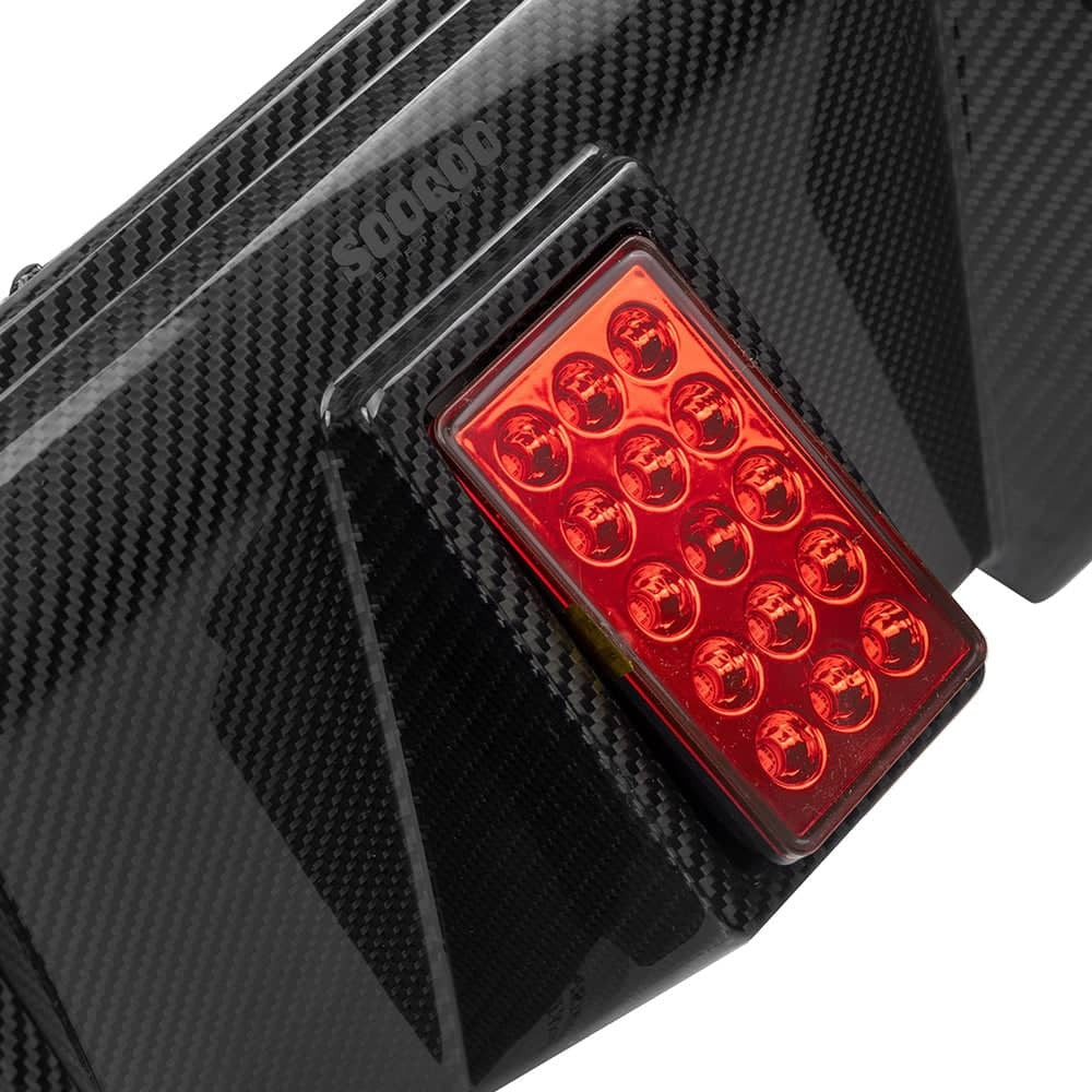 M2 G87 SQ-C Style Dry Carbon Fiber Rear Diffuser With Brake Light