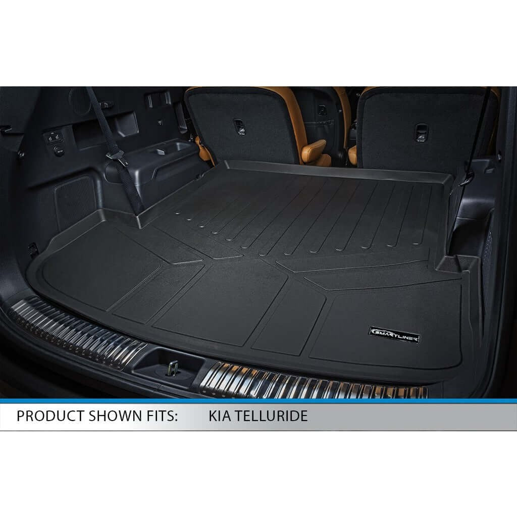 SMARTLINER Custom Fit Floor Liners For 2020-2025 Kia Telluride with 2nd Row Bench Seat