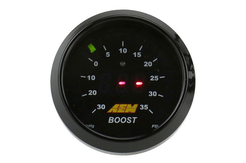 AEM Digital Boost Gauge -30 to 35psi 52mm - Universal