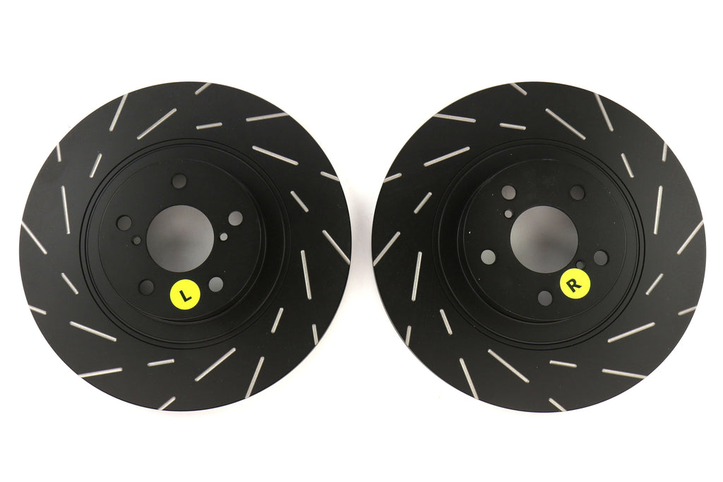 EBC Brakes USR Series Sport Slotted Front Brake Rotors - 2013-2026 Subaru BRZ / Toyota GT/GR86 / Scion FR-S (W/ Vented Rear Rotors)