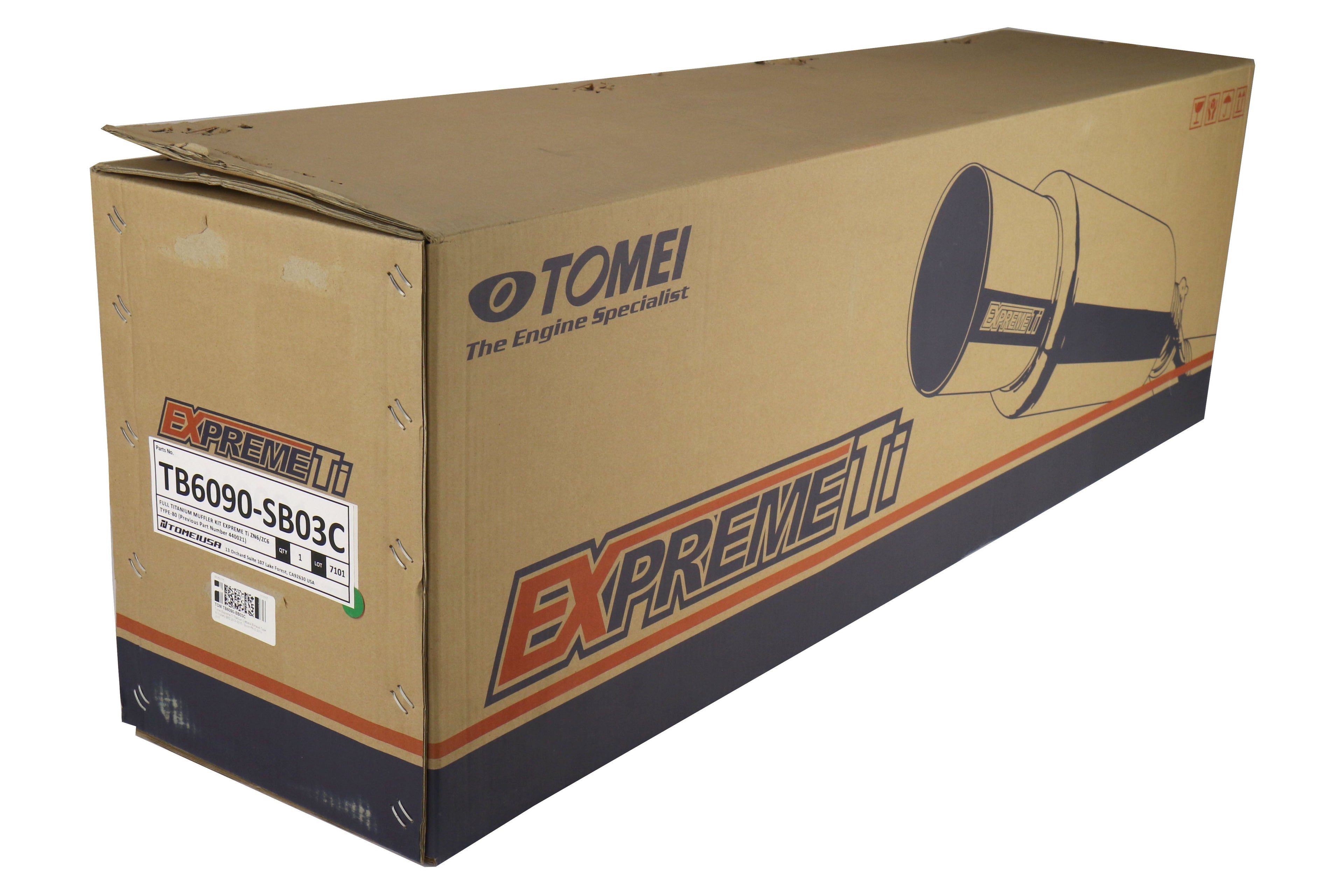 Tomei Expreme Ti Type-80 Cat Back Exhaust - 2013-2016 Scion FR-S / 2013-2020 Subaru BRZ / 2017-2020 Toyota 86