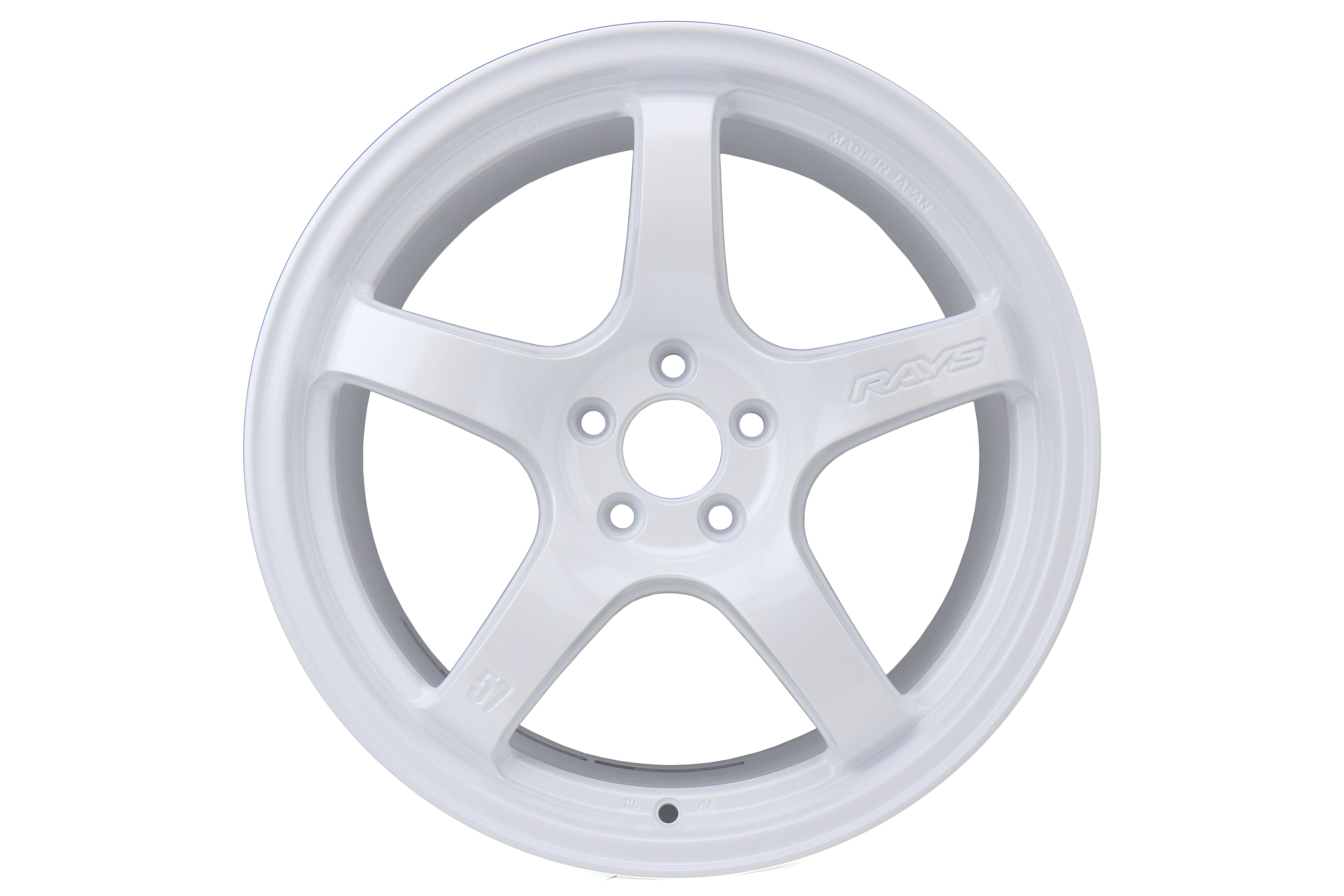 Rays Gram Lights 57CR Ceramic Pearl 17x9 +38 5x100 (Sold as pair) - 2013-2024 Subaru BRZ / Scion FR-S / Toyota GR86 / 2014-2018 Subaru Forester