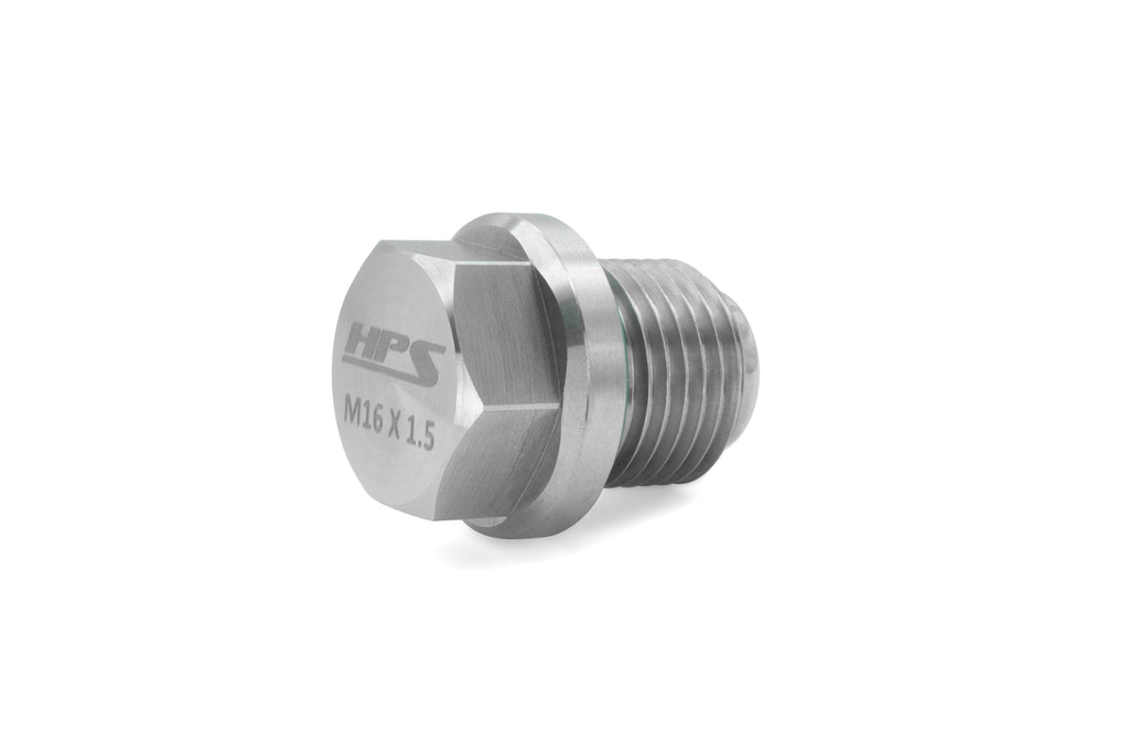 HPS Stainless Steel Magnetic Oil Drain Plug Bolt for Polaris Engine, Transmission, and Front Differential