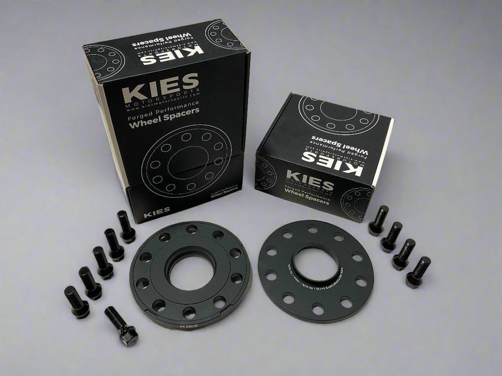 Kies Motorsports (G90 M5) BMW Wheel Spacers 5 x 132 Black Finish (Set of 2)
